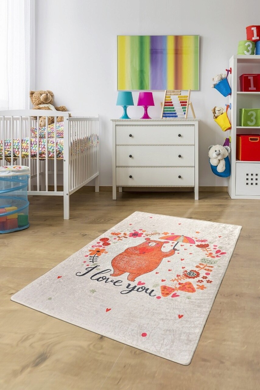Covor pentru copii, Great Bear, 140x190 cm, Multicolor - imagine 5